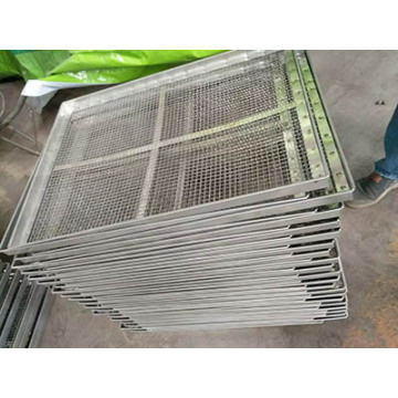 Stainless steel barbecue tray