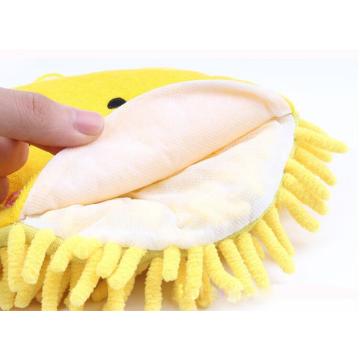 cartoon shape car cleaning cloth glove