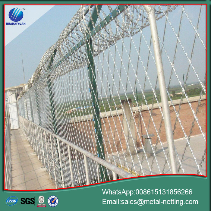 razor wire welded fence prison razor fence