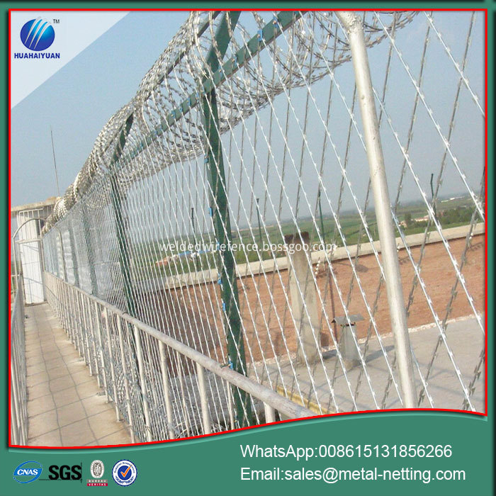 welded razor wire fencing