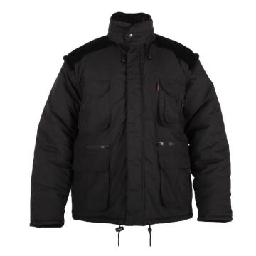 Black Winter Bodywamer Jacket