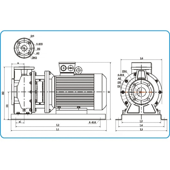 ZS horizontal single stage centrifugal pump