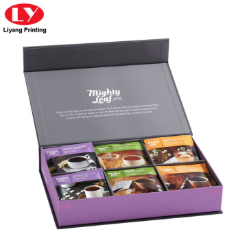 Luxury Cardboard Magnetic Tea Set Box
