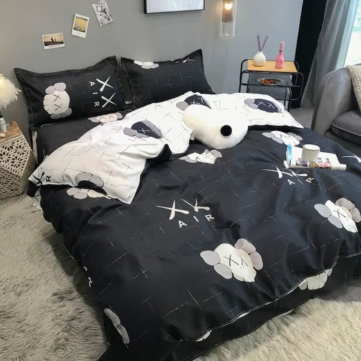 cute bedding cover with printing