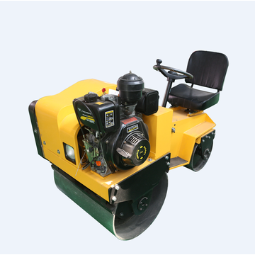 ride on variable pump double drum road roller