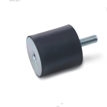 Rubber Vibration Damper With Screw Inserted