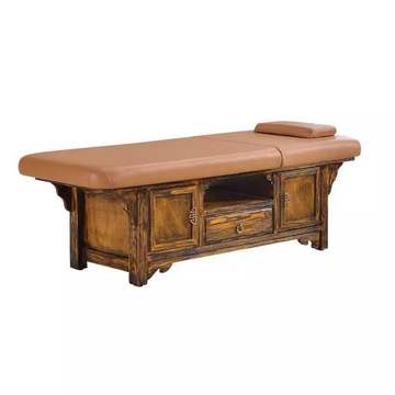 Classical Design Solid Wood Beauty Salon Massage Bed