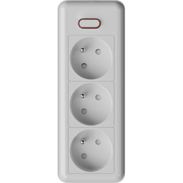 3 ways French extension sockets
