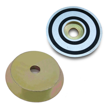 D55 Threaded Bushing Magnets With Zinc Coated