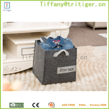 Alibaba Child Kids Foldable Storage Box home decoration Fabric Felt Toy Organizer boxes
