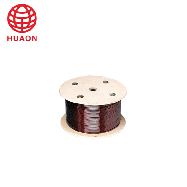 Aluminium flat wire for motor and transformer