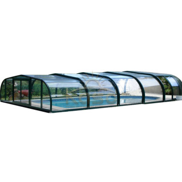 Year Round Swimming Enclosure Wooden Pool Cover