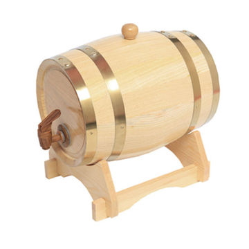 5L Oak Barrels Wooden Barrel Wine Barrels for Storage Aging Wine Whiskey Spirits