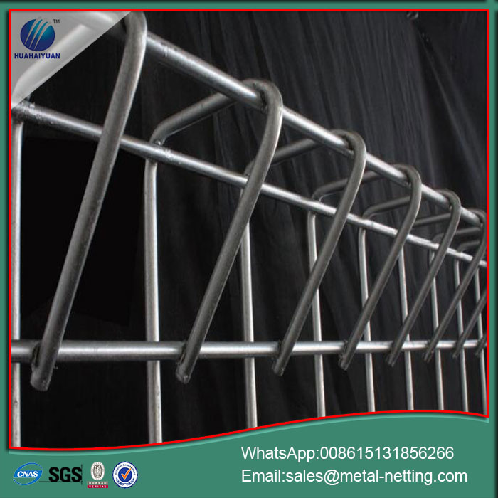 galvanize fence with bends double loop fence