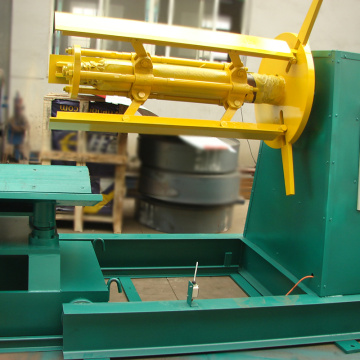 Simple 10 ton hydraulic metal steel coil decoiler for sale