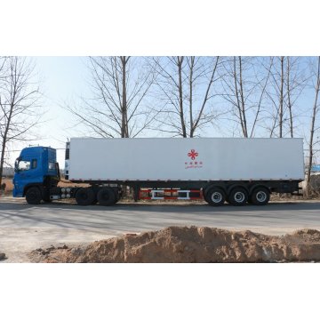 3Alxes 15m refrigerated van semi trailer for sale