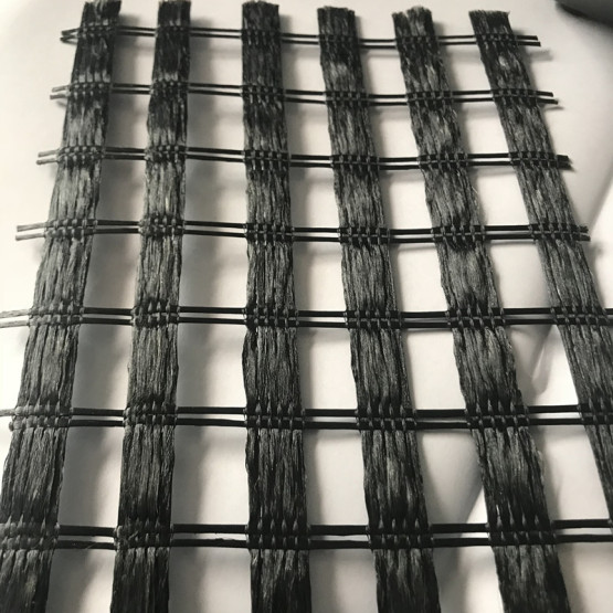 Polyester Warp Knitted Geogrid Uniaxial