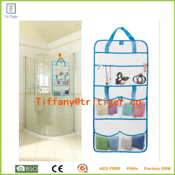 Hanging Mesh Storage Bags Organizer with 6 Compartments for Kids Toy Storage/hanging Mesh Organizer