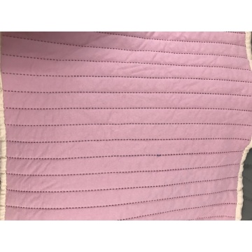 Pink Stripe Ultrasonic Microfiber Fabrics