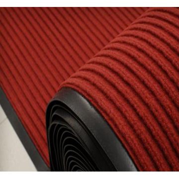 Stripe durable pvc waterproof  door front mat