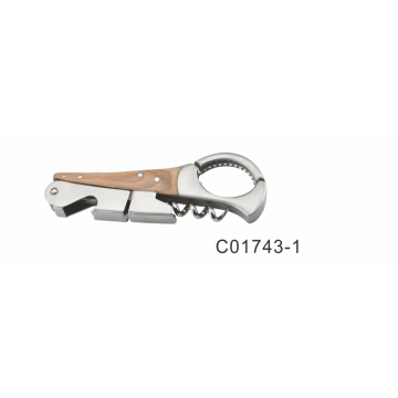 Pakka Wood Corkscrew Opener with Foil Cutter
