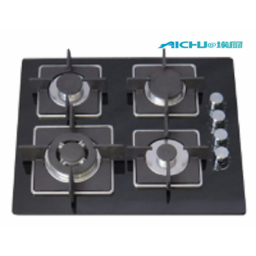 4 Burners Built In Tempered Glass Gas Hob