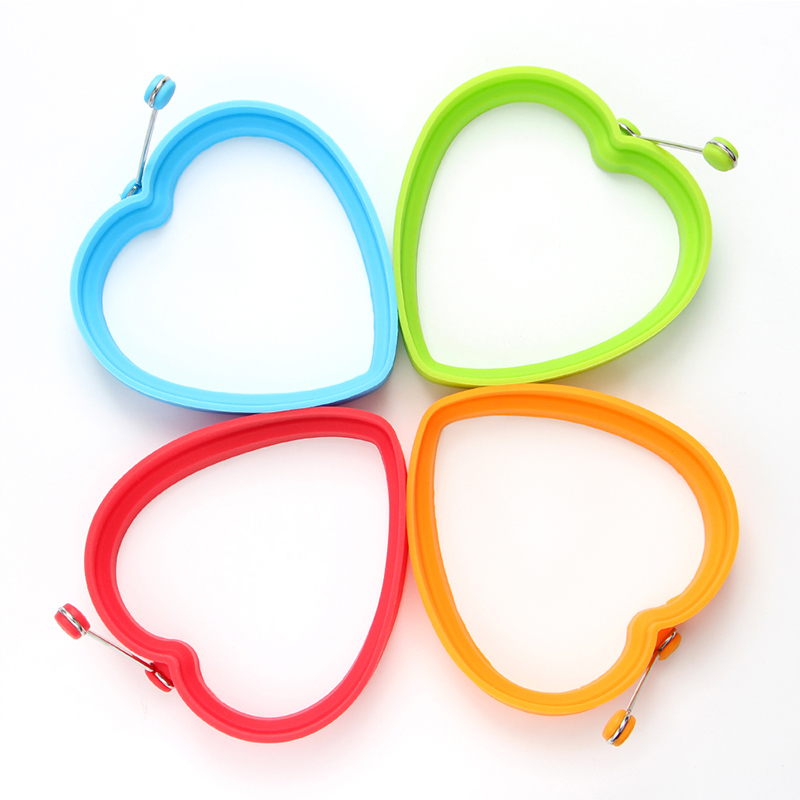 4 Pack Pancake Mold Silicone Egg Cook Ring