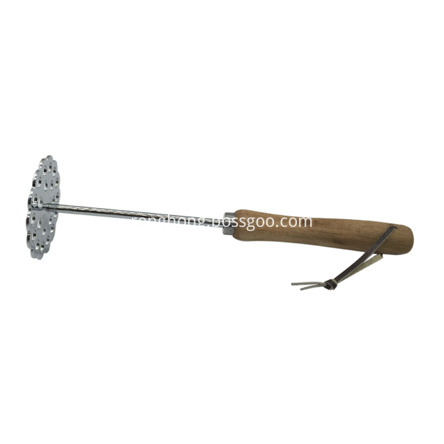 Stainless Steel Potato Masher With Wood Handle 2