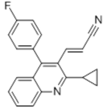 (E)-3-[2-Cyclopropyl-4-(4-fluorophenyl)-3-quinolinyl]-2-propenenitrile CAS 256431-72-8