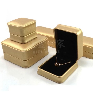 Gold PU Leather for Jewelry Package Box