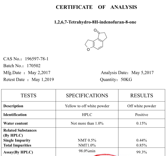 RAMELTEON intermediates