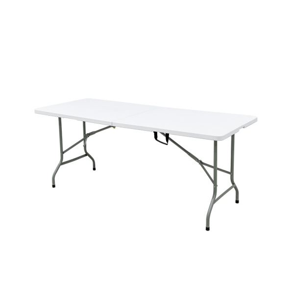 outdoor plastic fold in half 6ft table
