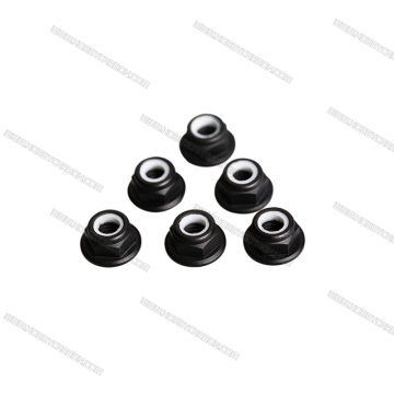 High quality Black M2M2.5M3 Aluminum flange Nuts