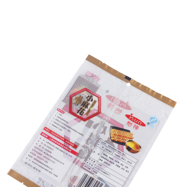 Printed Transparent  Snacks Packaging Bag