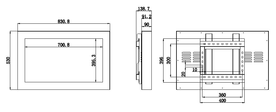 32 inch outdoor LCD Monitor