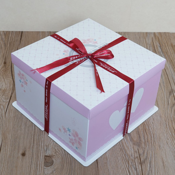 Birthday cake box paper box