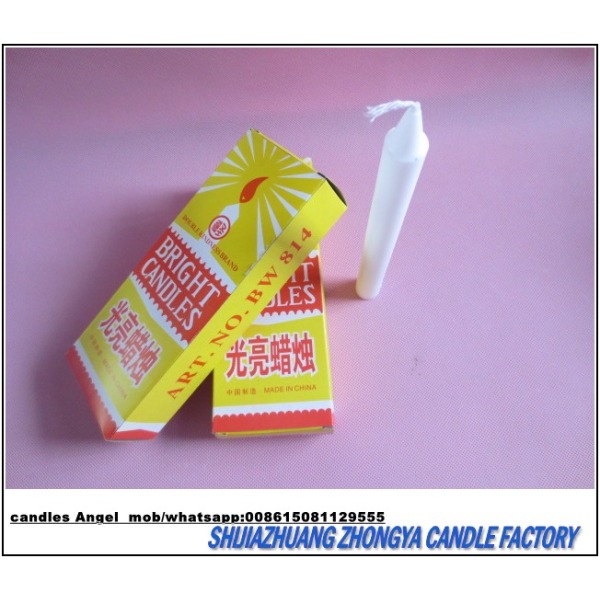 white household plain candles export