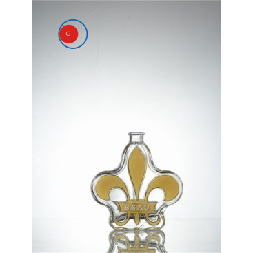 Royal Crown Shape Frosting 500ml tequila bottle