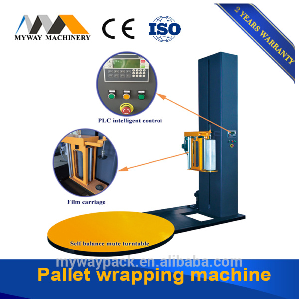 1200*1200*1800mm packing size wooden pallet wrapping machine