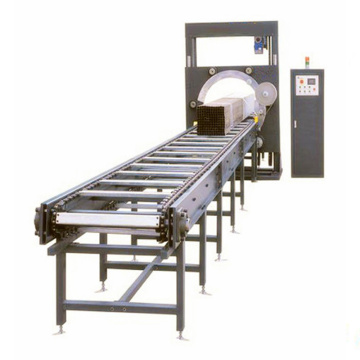 adjustable horizontal type stretch wrapping machine