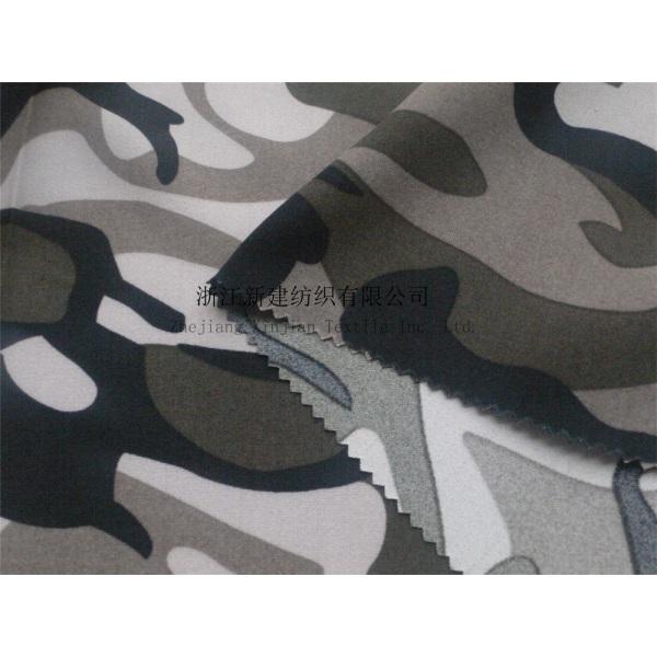 Cheap Black  Polyester Camouflage Fabric
