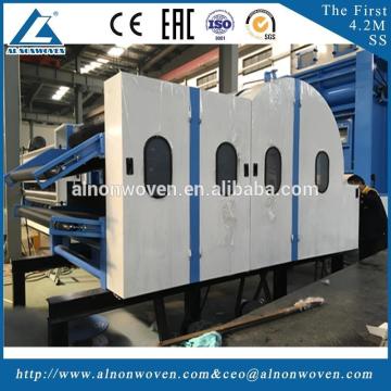 High Capacity Non Glue Waddings/Glue Free Waddings Production Line for Making Cotton Textile