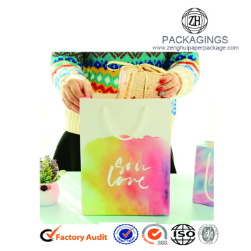 Creative Logo Print Paper Bags For Gift