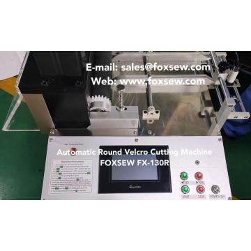 Automatic Round Velcro Tape Cutter machine