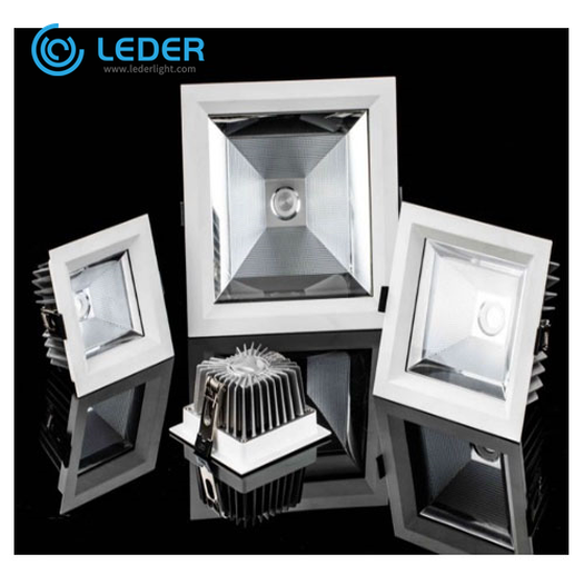 LEDER IP65 Square Modern 15W LED Downlight