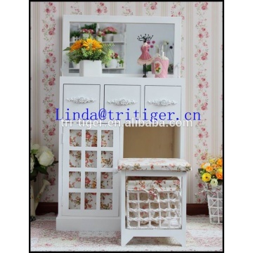 new wooden dressing table make up dresser with mirror and drawer
