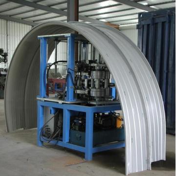 Standing seam panel curver curving machine