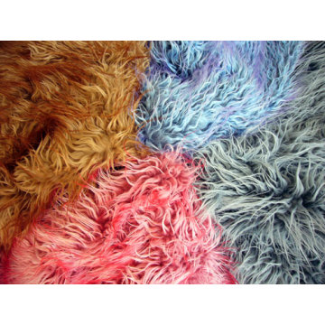 Tip Imitation Tan Sheep Fabric Faux Fur