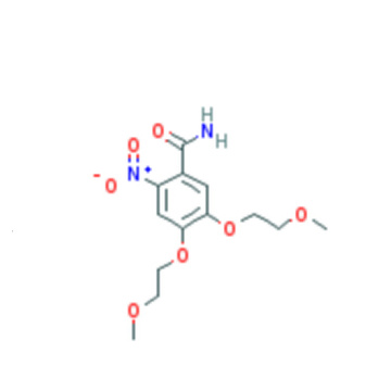 Anti-Cancer Erlotinib Intermediates 4,5-Bis(2-Methoxyethoxy)-2-Nitrobenzamide CAS 1172625-04-5
