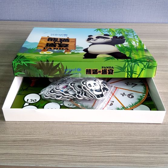 Custom design color pattern high quality paper box